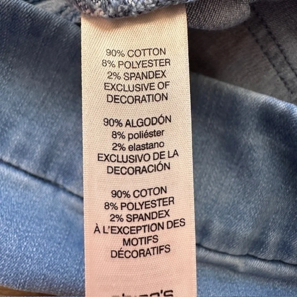 Chico's Women's Perfect Stretch Pull On Ankle‎ Jegging Jeans Stretch (1.5) 10
